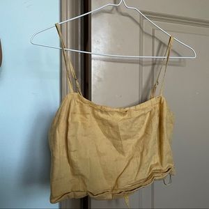 Boutique mustard crop top